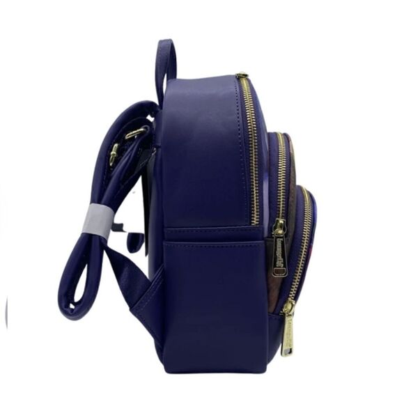 🥀🌹Loungefly Beauty and the beast Triple Pocket Exclusive Mini Backpack - Picture 6 of 6